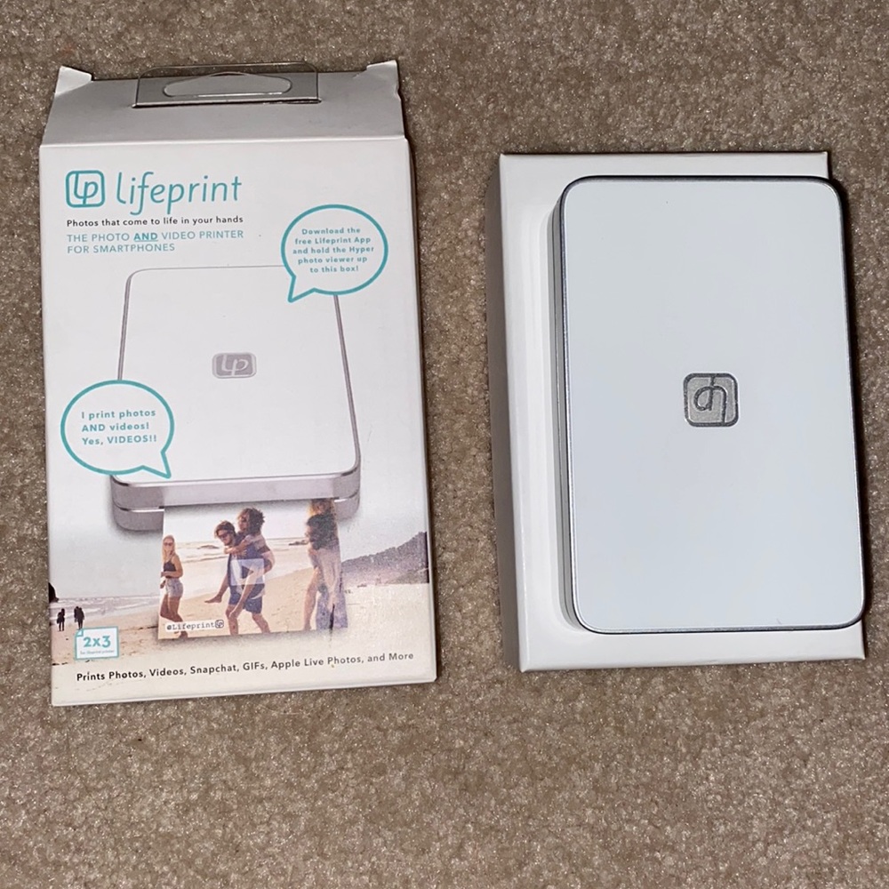 Lifeprint photo and video printer